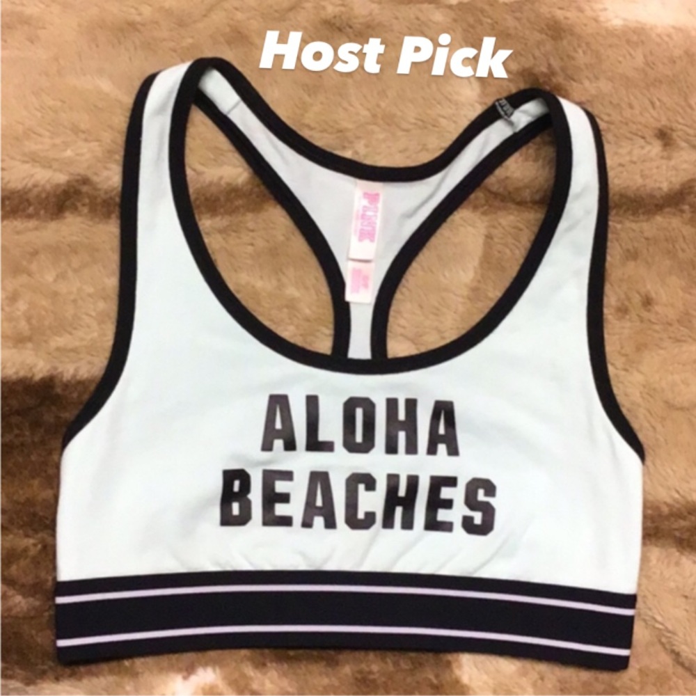 PINK Victoria’s Secret Aloha Beaches Racerback Bra - Picture 2 of 7